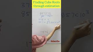 Finding Cube Roots through Estimation maths shorts trendingshorts viralshorts mathstricks [upl. by Kerekes]