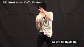 West Japan YoYo Contest 2011  3A Div 1st Ryota Ogi [upl. by Godart773]