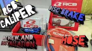 RCB Caliper Disc Brake and Hose review for Mio i 125  English Subtitle available [upl. by Benildis]