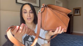 Whats In My Bag  Loewe Puzzle Bag [upl. by Llevrac]