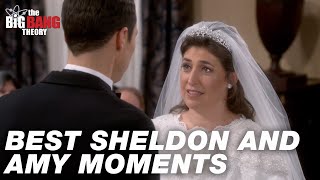 Best Sheldon and Amy Moments  The Big Bang Theory [upl. by Narad]