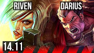 RIVEN vs DARIUS TOP  Legendary 925 700 games  EUW Master  1411 [upl. by Peltz239]