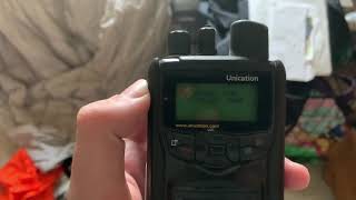 Unication g1 pager Kendall fire department pager test [upl. by Anij567]