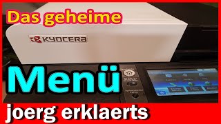 Kyocera M5526 cdw Reinigung  Wartung geheimes Menü Streifen entfernen DIY Tutorial [upl. by Lerret]