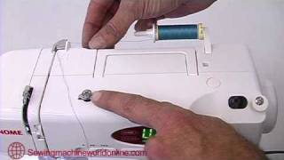 Janome Sewing Machine Threading [upl. by Basia]