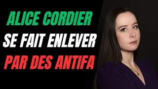 Alice Cordier du collectif némésis se fait malmener par des antifas [upl. by Manley]