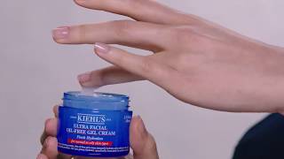 How to Apply Kiehls OilFree Moisturizer [upl. by Eusadnilem]