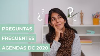 Preguntas frecuentes Agendas Dulce Compañía 2020 [upl. by Sybley]