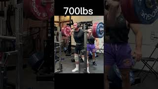 Sawyer Klatt Squat Transformation 390lbs to 700lbs squat benchpress deadlift fitness strength [upl. by Eahsel]