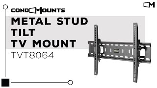 Metal Stud Tilt TV Mount  TVT8064 [upl. by Ylevol]