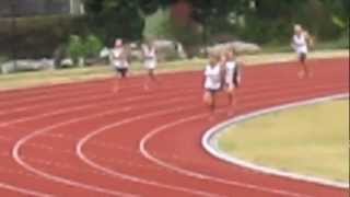 9yr old girl runs 32sec 200m through heavy traffic [upl. by Annaohj227]