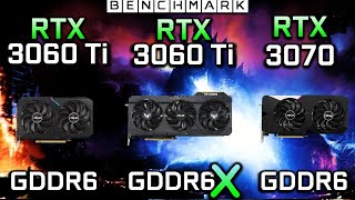 RTX 3060 Ti vs RTX 3060 Ti GDDR6X vs RTX 3070  Test in 7 Games  Benchmark  QHD 1440p [upl. by Nyliahs]