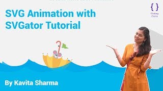 SVG Animation with SVGator Tutorial  HTML amp CSS tutorial in Hindi [upl. by Yeleek]