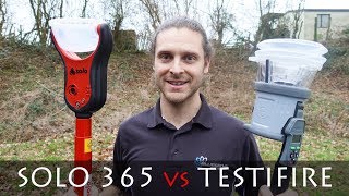 WHICH FIRE ALARM TESTER IS BETTER  SOLO 365 VS TESTIFIRE [upl. by Ahseid]