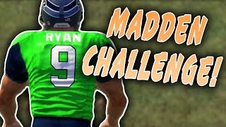 Jon Ryan QB SACK  Punters and Kickers QB Sack Competition Madden 16 NFL Challenge [upl. by Gader514]