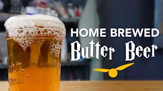 How to make BOOZY Butter Beer  Simple homebrew recipe for butterscotch session mead [upl. by Ybbed]