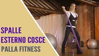 Palla Fitness Spalle  Esterno Cosce  Jill Cooper 10 min [upl. by Liss]