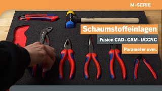 DIY Schaumstoffeinlagen Knipex  Fusion Tutorial [upl. by Nek]