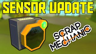 Scrap Mechanic Gameplay  Sensor Update and Biplane Flight Lets Play Scrap Mechanic [upl. by Mckenzie]