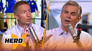 Joel Klatt fully believes Notre Dame is a serious contender for the playoffs  CFB  THE HERD [upl. by Schnell639]