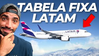 TABELA FIXA LATAM  Passagens aéreas BARATAS [upl. by Anaerb929]