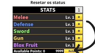 Como Resetar Os Status Todas Formas [upl. by Wiese]