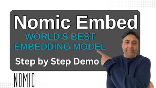 Nomic Embed  Worlds Best Embedding Model [upl. by Yduj]