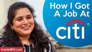 How I Got A Job At Citibank  Ft Radha Thali [upl. by Suilenroc]