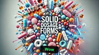 Pharmaceutics Podcast  Introduction to Solid Dosage Forms [upl. by Hortensia]