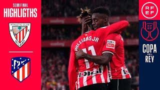 Resumen  Copa del Rey  Athletic Club 3–0 Atlético de Madrid  Semifinal vuelta [upl. by Viveca]