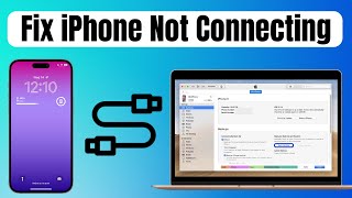 How to Fix iPhone Not Connecting with PC via USB Cable in iOS 16 [upl. by Zavras]