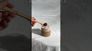 Chocolate Cherry Cream Mocha 🍒 mocha cherry coffee [upl. by Teriann]