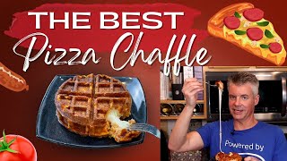 Return of the Pizza Chaffle  The Best Pizza Chaffle Yet [upl. by Aivekal415]