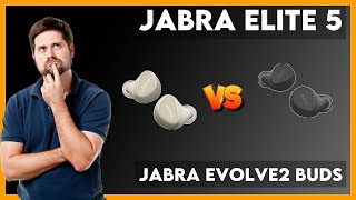 Jabra Elite 5 vs Jabra Evolve2 Buds Comparison [upl. by Doelling890]