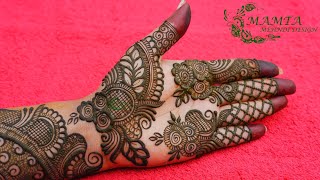 Beautiful Style Mehndi Design 2021  Simple Arabic Mehndi Design  Front Hand [upl. by Yseult95]