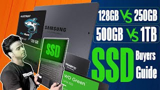 SSD Buyers Guide  128GB 250GB 500GB vs 1TB  Best SSD for Laptop  SSD for video Editing [upl. by Iorgos]