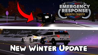 🔴 NEW WINTER UPDATE I Emergency Response Liberty County Roblox I Live Stream🔴erlc [upl. by Elga]