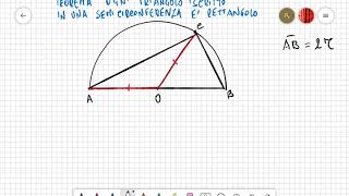 Triangolo inscritto in semicirconferenza [upl. by Hackett]