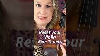 How to reset and fix your violin fine tuner shorts [upl. by Kristine]