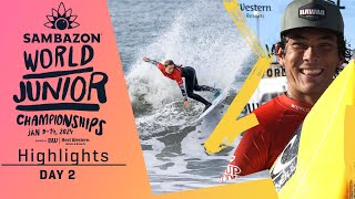 HIGHLIGHTS Day 2  2023 SAMBAZON World Junior Championships hosted by Best Western [upl. by Muir]