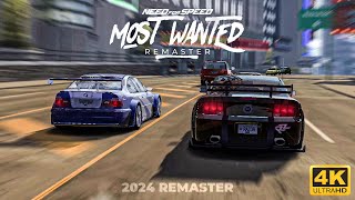 Need For Speed MOST WANTED 2024 REMASTER  Blacklist 16 Revealed [upl. by Peggie]