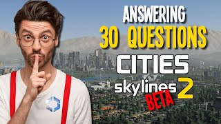 Ive Played Cities Skylines 2 Again Top 30 Questions Answered [upl. by Dihaz853]