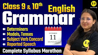 All in One English Grammar  Tenses Modals Determiners Subject Verb Concord Reported Speech [upl. by Lacefield]