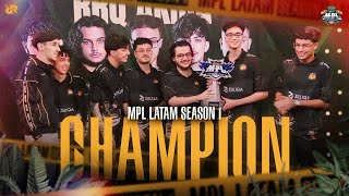 RRQ AKIRA THE CHAMPION OF MPL LATAM SEASON 1 [upl. by Eiramoj486]