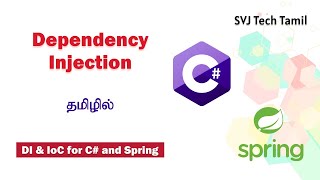 Dependency Injection in Tamil  DI amp IoC for C and Spring [upl. by Waligore620]