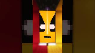 🟡Wolverine Diseño de Estandarte en Minecraft minecraftshorts [upl. by Eide230]