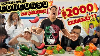 El Concurso de chiles más mortal y extremo de Mexico se desmayanpremio 2000 al ganador 🌶️🧨🔥 [upl. by Eilloh]