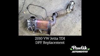 2010 VW Jetta TDI DPF Replacement [upl. by Hazen]