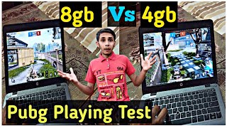 8gb Vs 4gb RAM PUBG TEST On LAPTOP  RAM PUBG TEST  Technology House [upl. by Ellennahs]