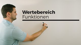 Wertebereich bei Funktionen  Mathe by Daniel Jung [upl. by Nilatak]